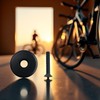 2 Pcs Black Bike Front Fork Stem Top Cap Bicycle