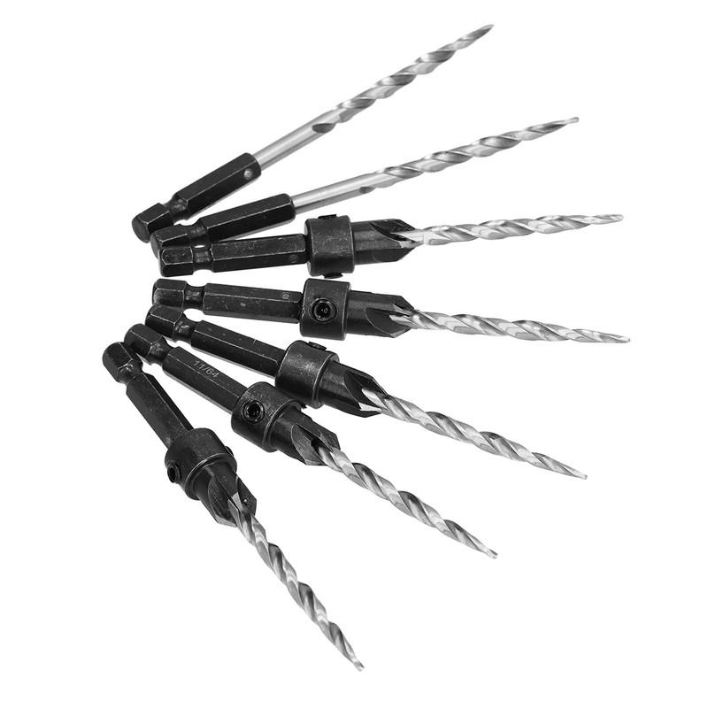 Juego de Brocas Avellanadoras para Madera Juego de Brocas Avellanadoras