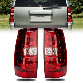 ChaiBayn Tail Light Assembly for 2007-2014 Chevy Tahoe/Suburban 1500, 2007-2013 Suburban 2500, Driver & Passenger Side Rear Brake Lamps, Replaces GM2800196 GM2801196