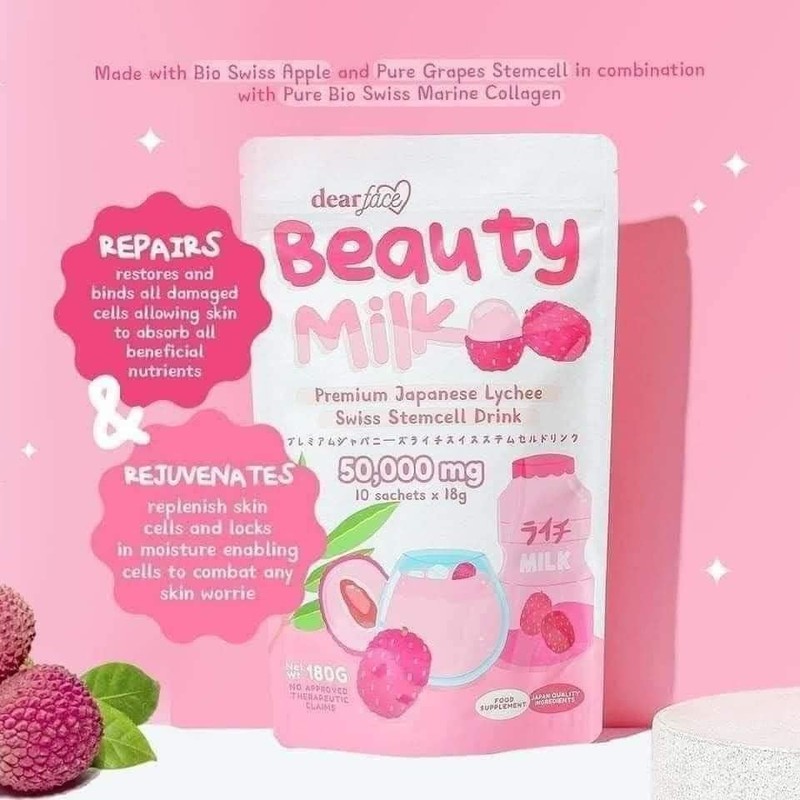 Dear Face Beauty Milk Premium Japanese Lychee