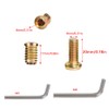 UtySty 10 Set M10 Threaded Inserts Nut with M8 Screw