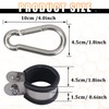 Ailbiuko Airpower Line Clamp Stainless Steel, Hanger Bracket Mounting Assembly