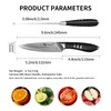 MAD SHARK Damascus Paring Knife 5 Inch Small Kitchen Knife,