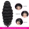 X-TRESS Body Wave Lace Front Wig, HD Glueless Lace Front