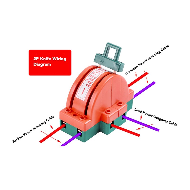 2P Blade Switch, Double Throw Load Switch 220V 380V Good
