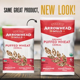Arrowhead Mills Cereal, Puffed Wheat, 6 oz. Bag