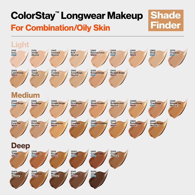 Revlon ColorStay Makeup 30 ml - 380 Rich Ginger Combination