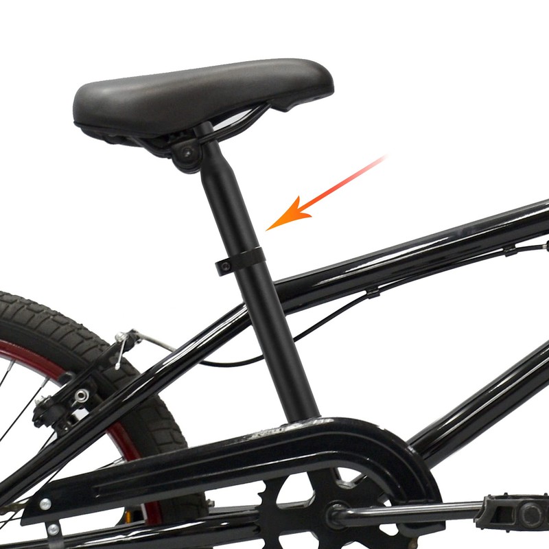 X AUTOHAUX 27.2x300mm Bicycle Seat Post Aluminum Alloy without Scale