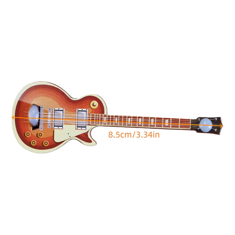 Durlo Pack Of 4 Mini Guitar, Guitar Inflatable Simulation Decorations,