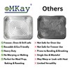 eMKay® Pack of 5 Large Heavy-Duty Foil Aluminium Trays with