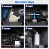 BELEY 3L Manual Brake Bleeder Kit with 5 Master Cylinder