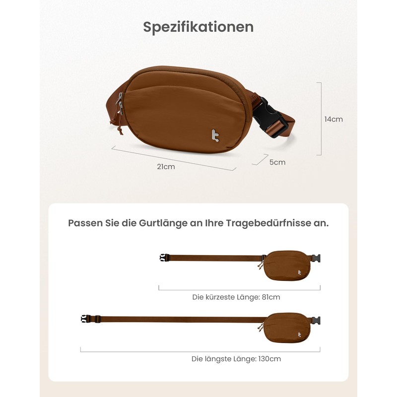 T32 Bum Bag, caramel