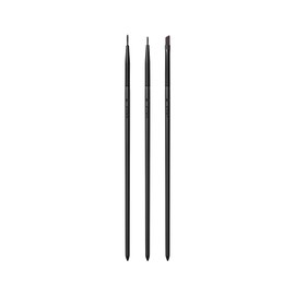 Morphe Vegan Eye Detail Brush Trio - Vegan Makeup Brushes for Powder & Cream Formulas - Cutting-Edge Synthetic Bristles - Includes V301, V303, V305 (3 Count)