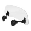 Motorcycle Windshield Extension Heighten Windscreen Adjustable Wind Rain Air Deflector