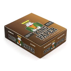aLeda King Paper Regular Mini 1 1/4 Size 44 mm x 20 Brochures Unbleached