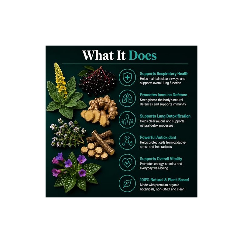 PURETREX Elite Mullein Drops Vegan Supplement 60ml Organic, Herbal