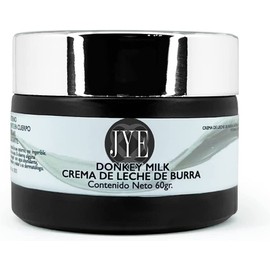JYE 3 Frascos Crema de Leche de Burra JYE DONKEY MILK. Natural libre de químicos, para piel rostro cuerpo manos, hidratante antiedad, textura ligera, absorción inmediata, exquisito aroma