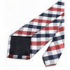 Secdtie Men's Slim Check Stripe Silk Ties Jacquard Formal Plaid