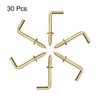 sourcing map Screw Hooks Ceiling Hooks Self-Tapping Screw-In Hooks with