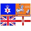 GIFTS 4 ALL Northern Ireland Flag, Ulster 6 Counties Flag,