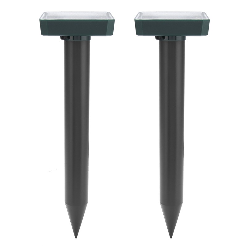 2PCS Ultrasonic Solar Snake Mouse Pest Rodent Repeller Anti Mosquito