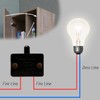 Tabanzhe Cupboard Door Switch-2 Pack Cupboard Door Light Switch 1A