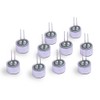 Cylewet 10Pcs Cylindrical Electret Condenser Microphone Pickup with 2 Pins
