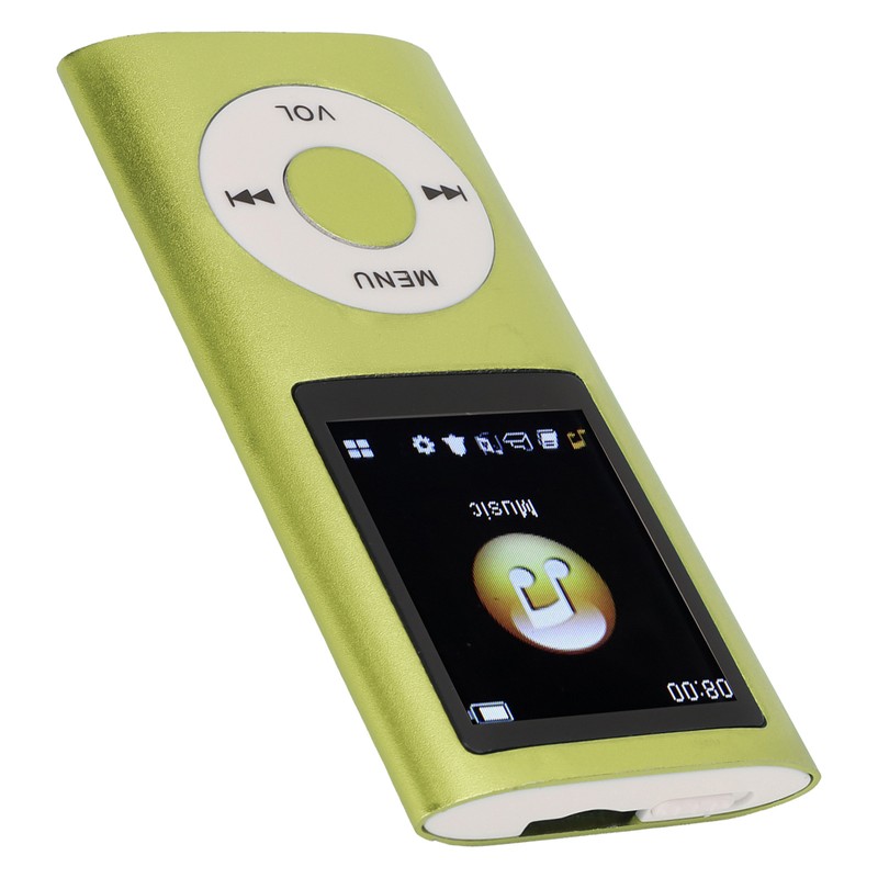MP3 Player Stylish Multifunctional Lossless Sound Slim 1.8 Inch LCD