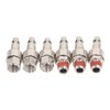 Mavaol 1 4in 18 NPT Pneumatic Quick Connect Fittings, Stainless