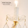 TMAFON Crystal Wall Lights, Modern Sconce - Brilliant 2 Lights