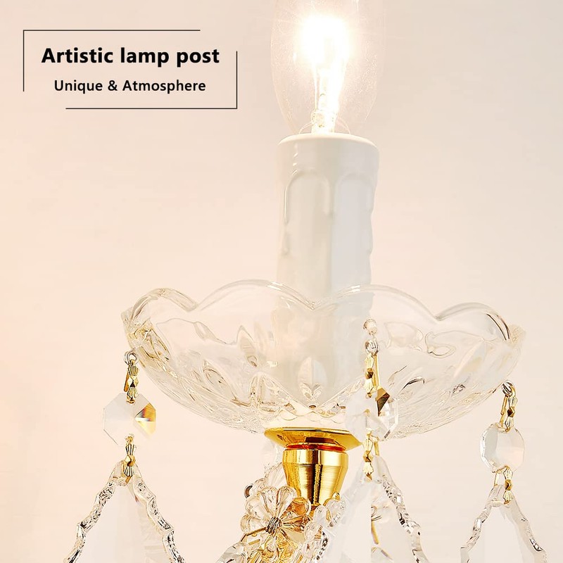 TMAFON Crystal Wall Lights, Modern Sconce - Brilliant 2 Lights