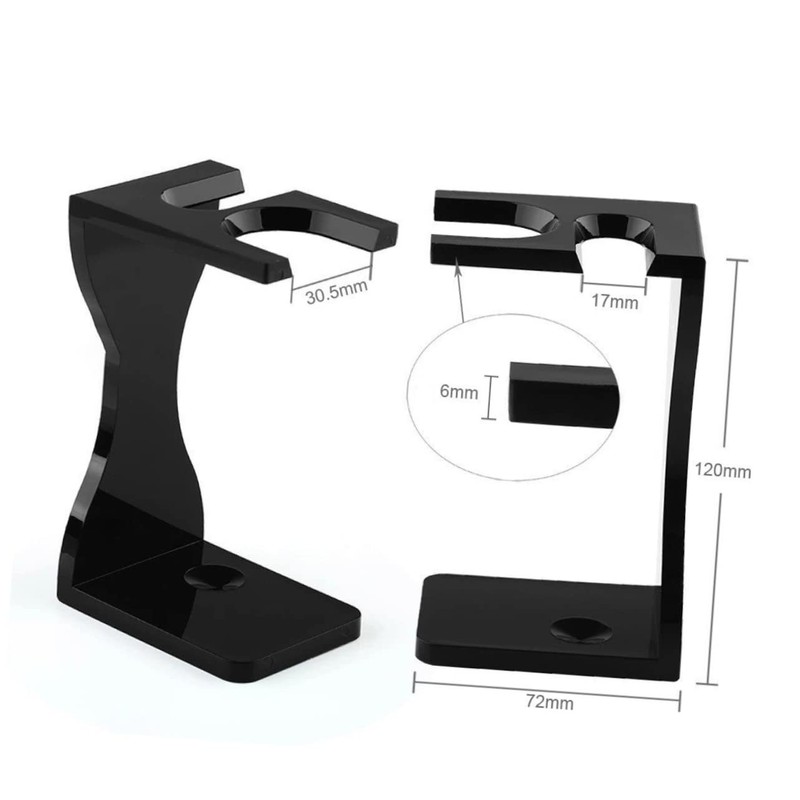Ipetboom 1set Men Beard Grooming Shaving Stand Bowl Brush Holder