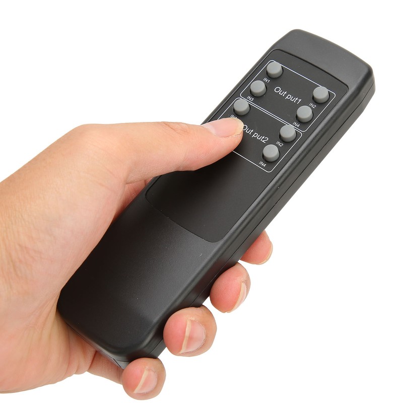 HD Multimedia Interface Switch 4K 4 in 2 Out 3.5mm