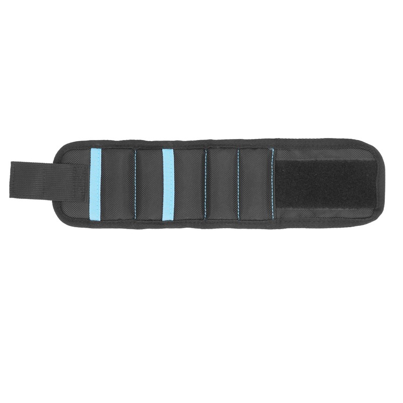 5 Grids Magnetic Wristband 20 Strong Magnets Tool Holder Black