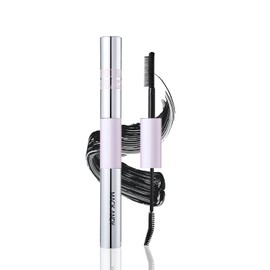 HOJO WOO 2 in 1 Double Head Mascara Black Waterproof Smudge Resistant Long Curl Hold Eye Makeup 01# Black