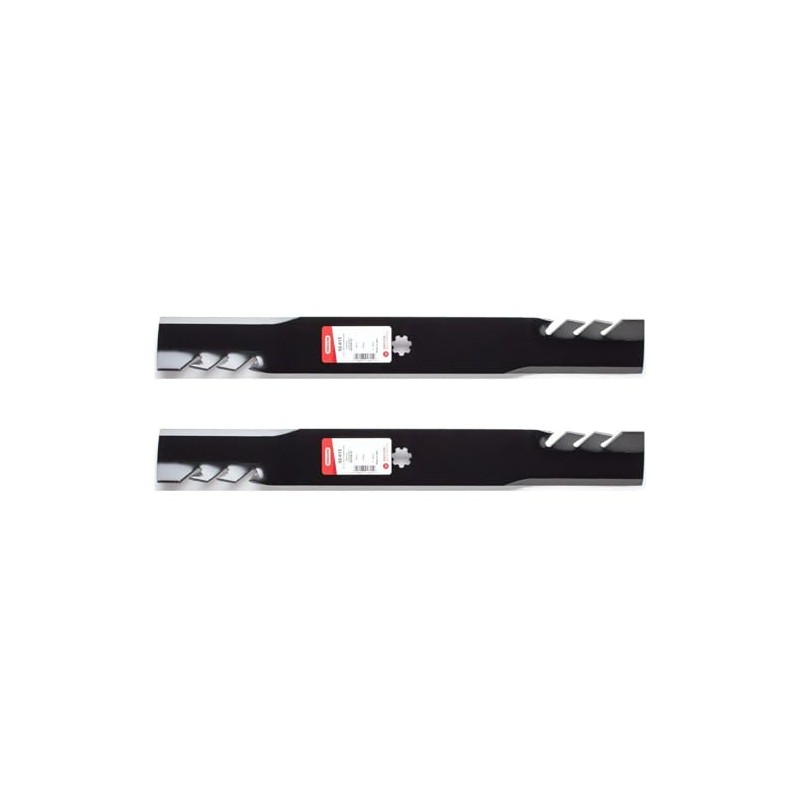 2PK Toothed Mulching Mower Blade for 42" John Deere E100,