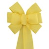 Yellow Rustic Wreath Bow - Spring Easter Bow by Package