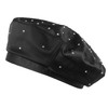 Meliyya Women's Beret Hat Rhinestone Studded Beret French Style Plain