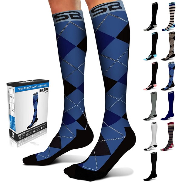 SB SOX Lite Compression Socks (15-20mmHg) for Men & Women