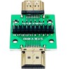 PENGLIN 2PCS HDMI Connector with Test PCB Board,2.54 Pitch 19