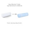 Hofdeco Premium Bolster Pillow Insert, Set of 2, 9"x26" (for