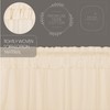 VHC Brands Muslin Ruffled Unbleached Natural Tan Prairie Short Panel