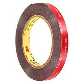 3M Cinta adhesiva original VHB 5952 de 1/2 pulgadas (12 mm) x 15 pies de doble cara de espuma para montaje automotor de alta adherencia de grado industrial (1/2" (ancho) x 15 pies)