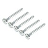 sourcing map M6x70mm Furniture Bolts Hex Socket Screws 50mm Thread