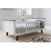 Little Partner New MOD Toddler Bed(White-Espresso)
