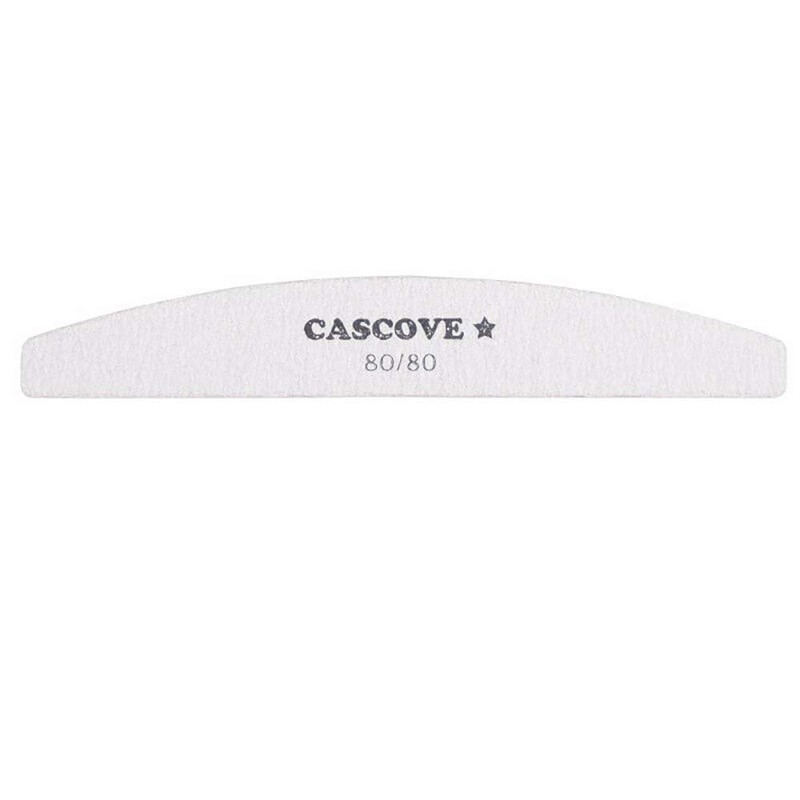 6pc Mixed Shape and Grit Nail Files Double Side Half