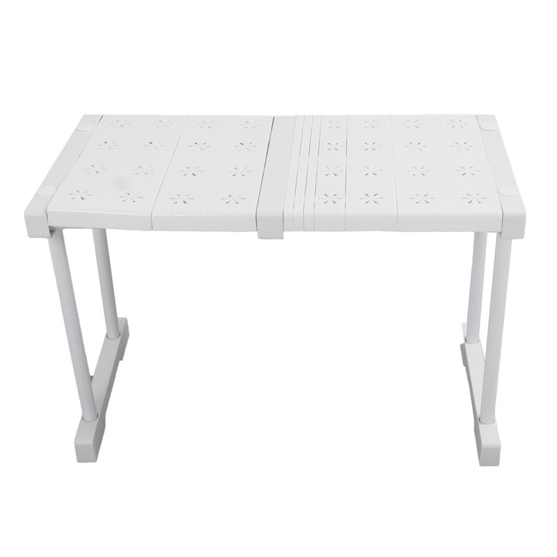 Expandable Shelf Stackable 121lb Load Bearing Divider Storage Rack for