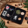 NBEADS 1 Set Tactical Patch Booklet Organizer, 5 Pages Black