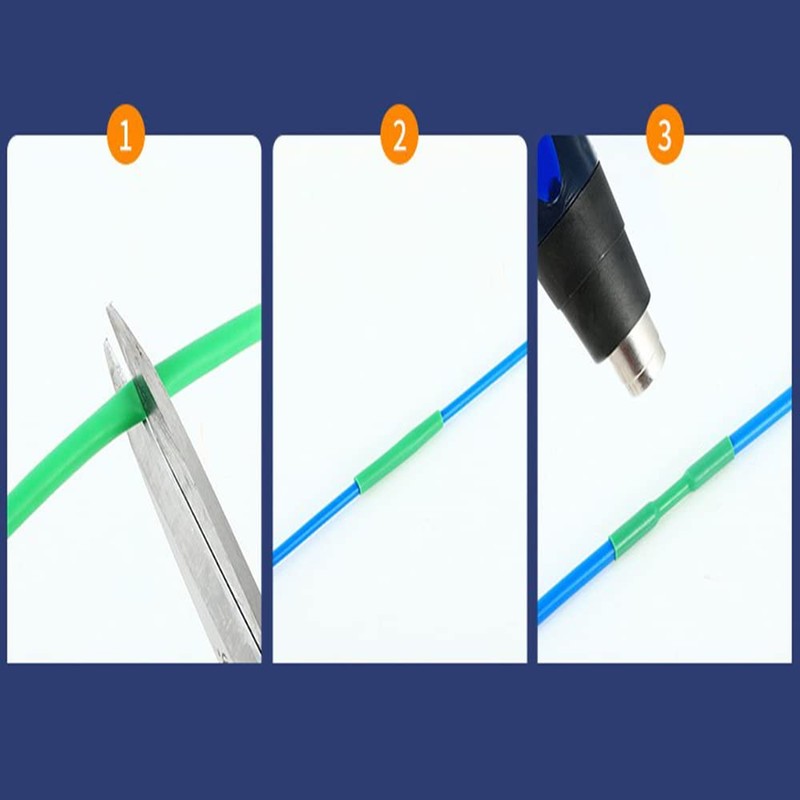 Othmro 1PCS Heat Shrink Tubing 2:1 Electrical Wire Cable Wrap