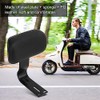 SUNGOOYUE Passenger Seat Backrest, Comfortable Electric Bicycle Backrest Cushion, U-Shaped